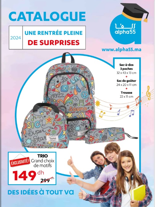 Catalogue Alpha 55 - Rentrée Scolaire 2024